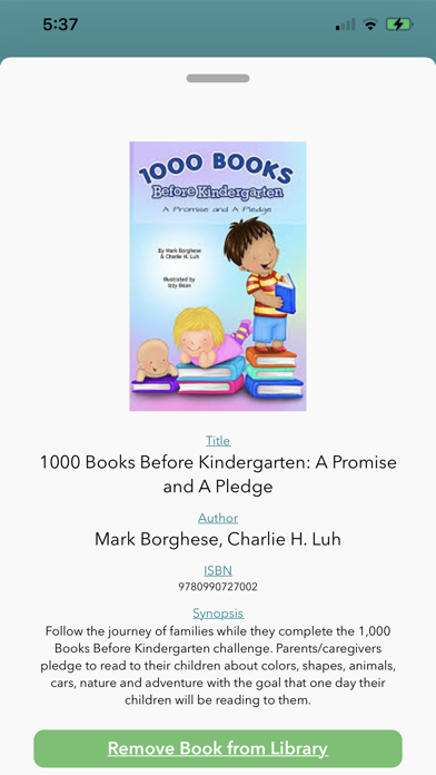 1000 Books Before Kindergarten Screenshot