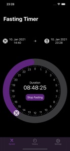 Fasting-Timer screenshot #1 for iPhone