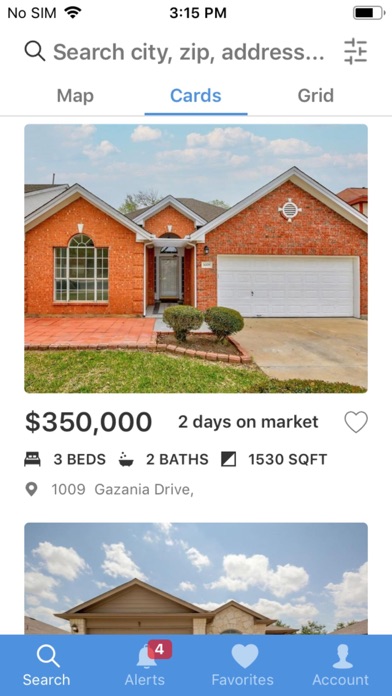 Austin Area Homes for Sale Screenshot