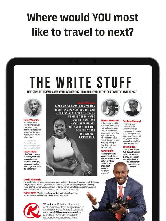 MSAFIRI Kenya Airways Magazine