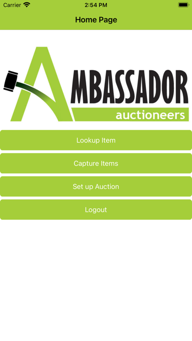 Ambassador Auctioneers Screenshot