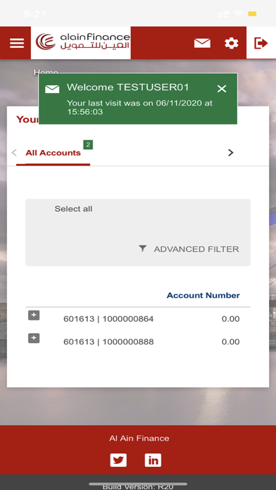 Al Ain Finance PJSC Screenshot