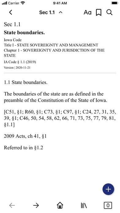 Screenshot #2 pour Iowa Code by PocketLaw