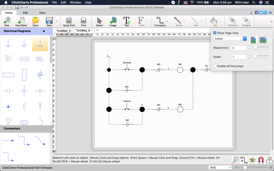 #5. ClickCharts Professional (macOS) 由: NCH Software