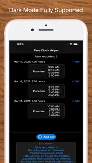 time clock helper - advanced iphone screenshot 3
