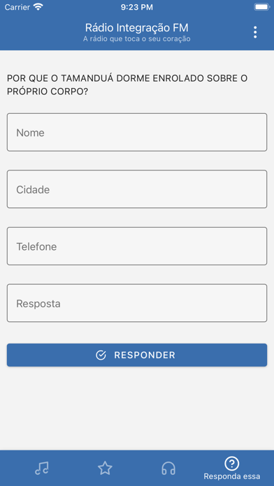 Integração FM Screenshot