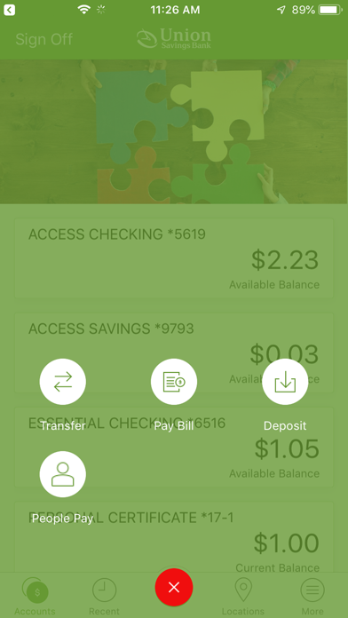 Union Savings Bank Mobile Screenshot