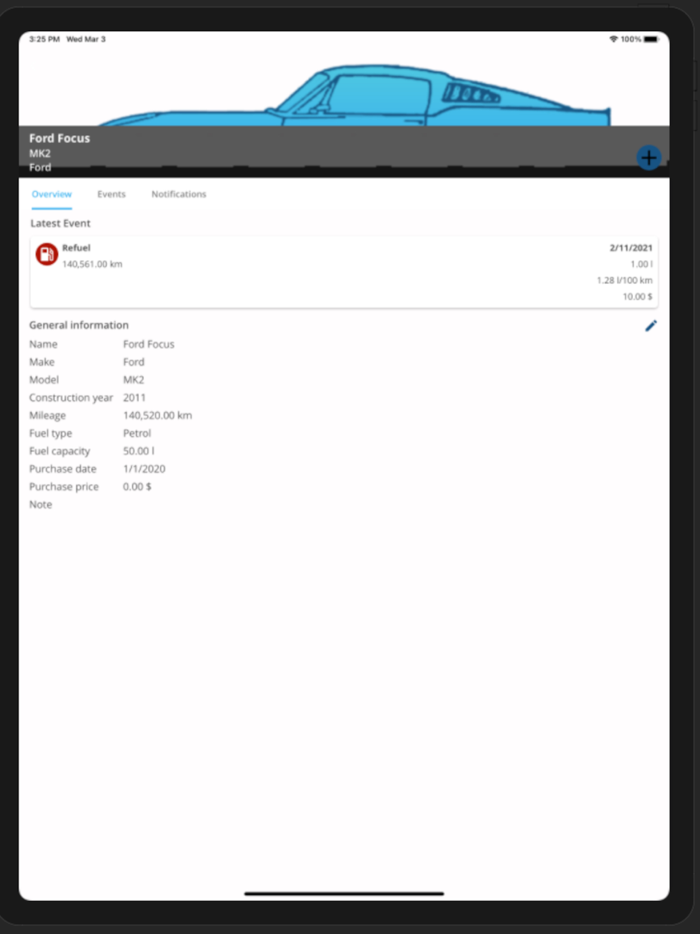 CarManagement - Costs and more