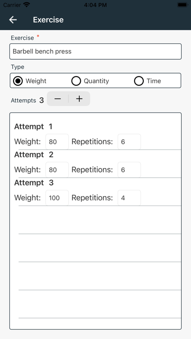 Workout Planner Pro+ Screenshot