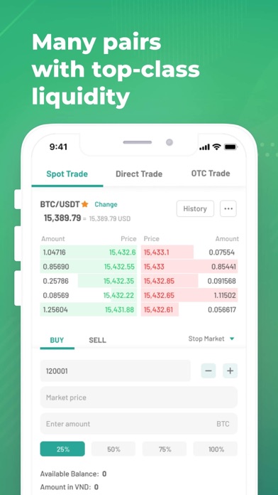 VCC Exchange screenshot 4