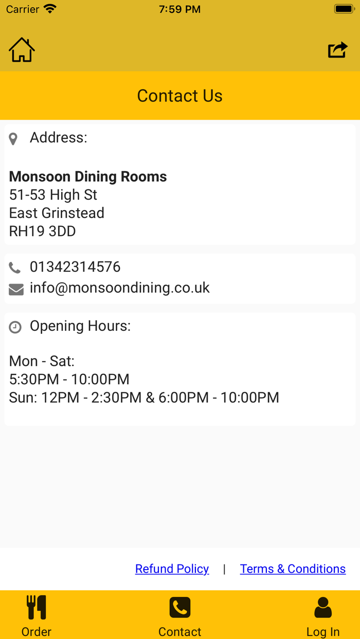 Monsoon Dining Rooms