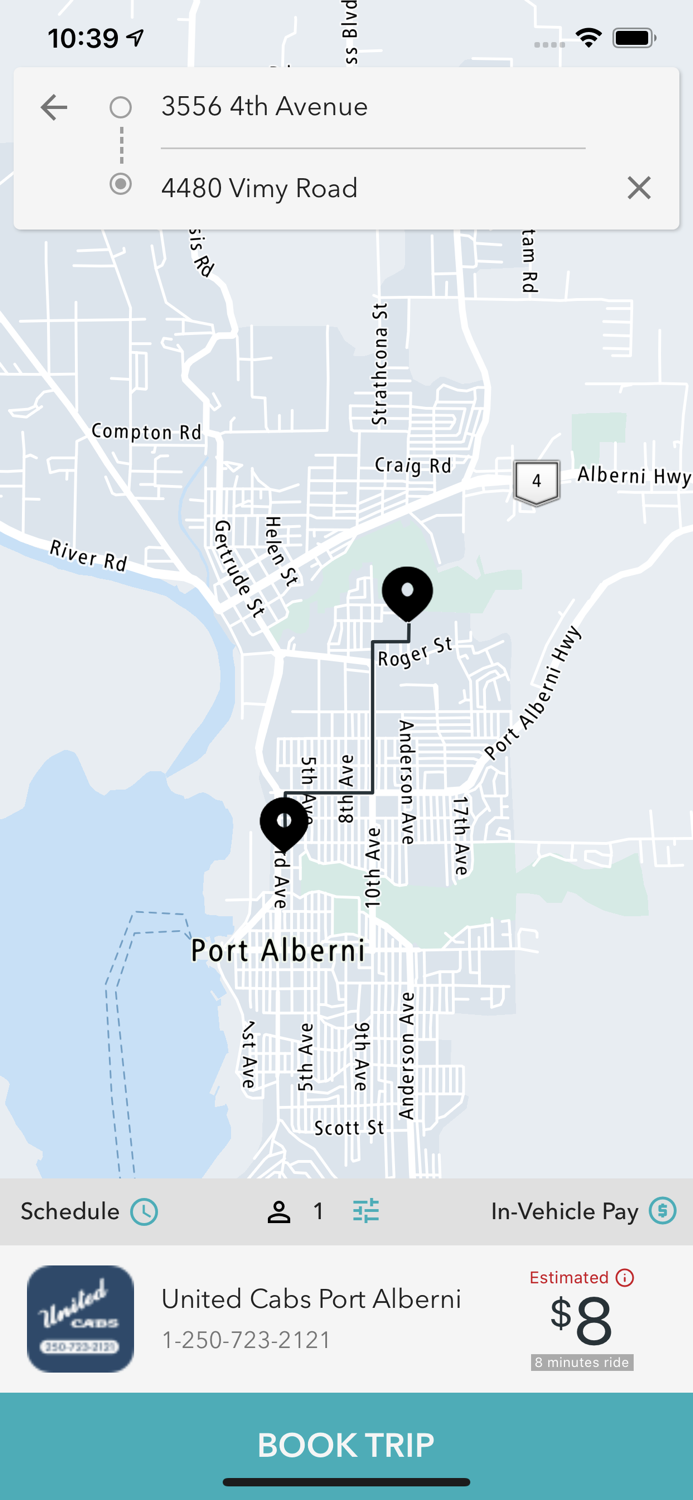 United Cabs Port Alberni