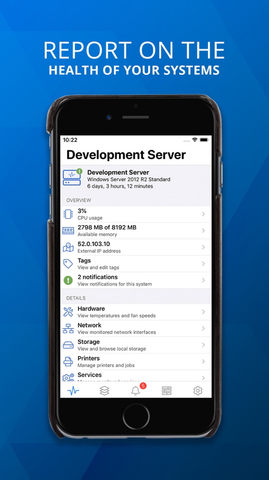 #5. Pulseway (iOS) 由: MMSOFT Design Ltd.