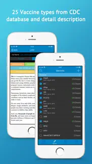 vaccines log iphone screenshot 2