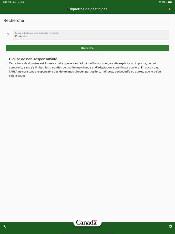 Screenshot #4 pour Étiquettes de pesticides