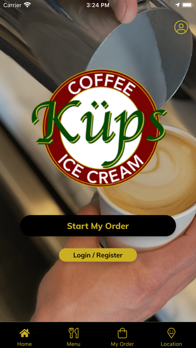 Kups Coffee & Ice Cream Screenshot