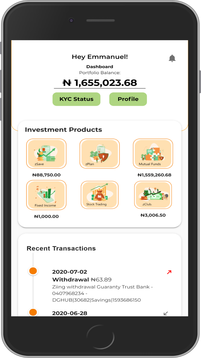 Ziing - Your Financial Buddy