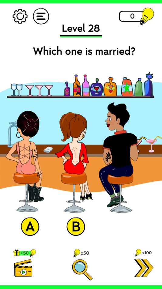#3. Braining: Guess Who Riddles (iOS) By: Hakan Yildiz
