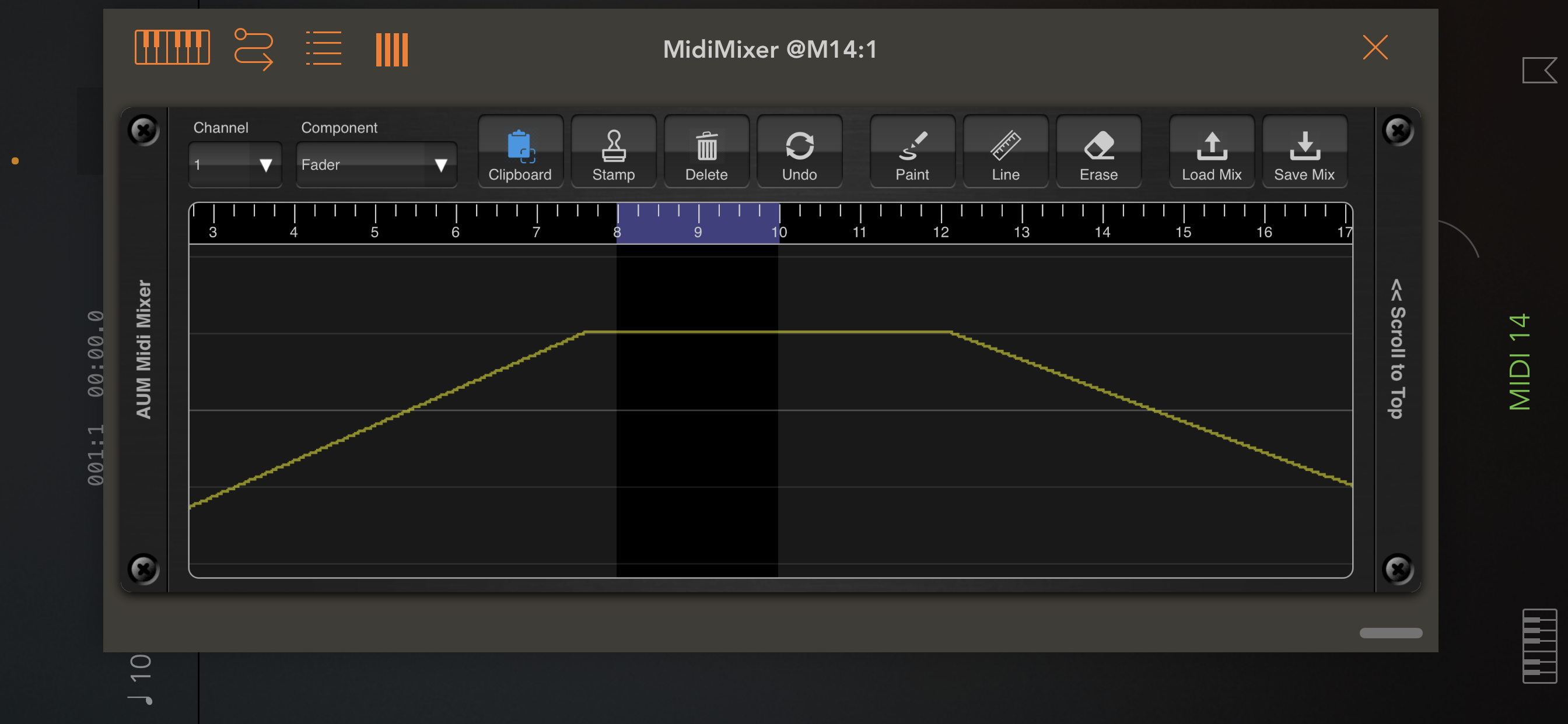 MidiMixer for AUM Auv3 Plugin