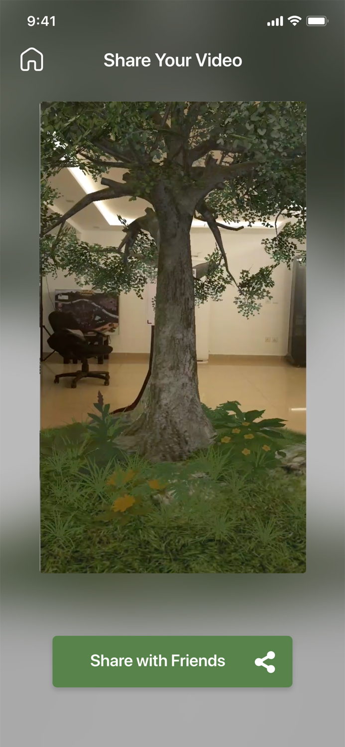 AR Message Tree