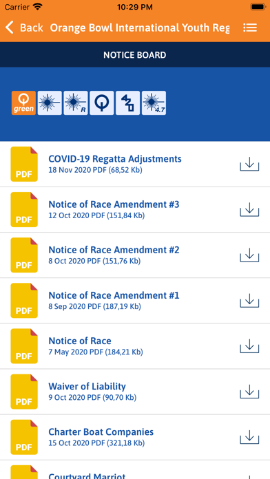 Orange Bowl Regatta Screenshot