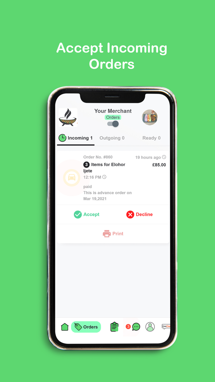 Afro Takeaway Merchant