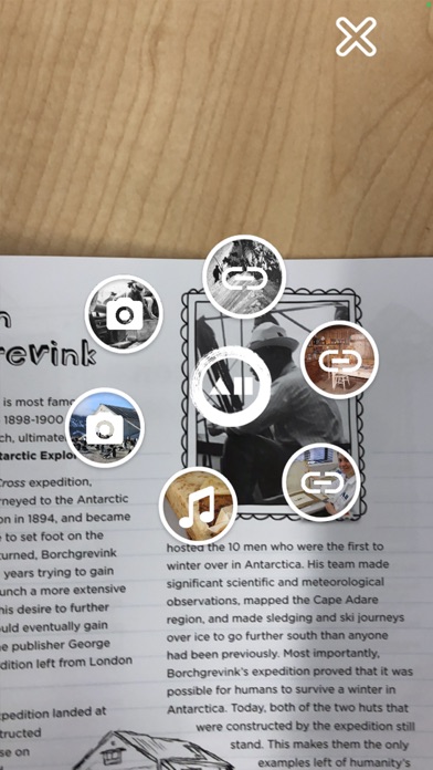 Antarctic Heritage Trust AR Screenshot