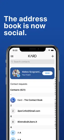 Game screenshot KARD - The Contact Book hack