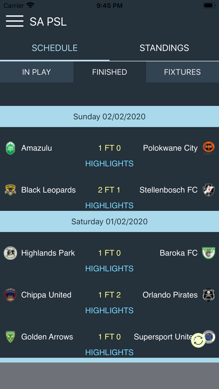 South Africa PSL Live