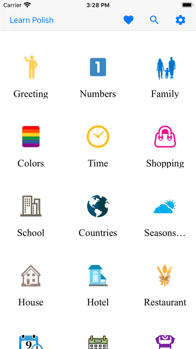 Learn Polish Offine Travel Screenshot