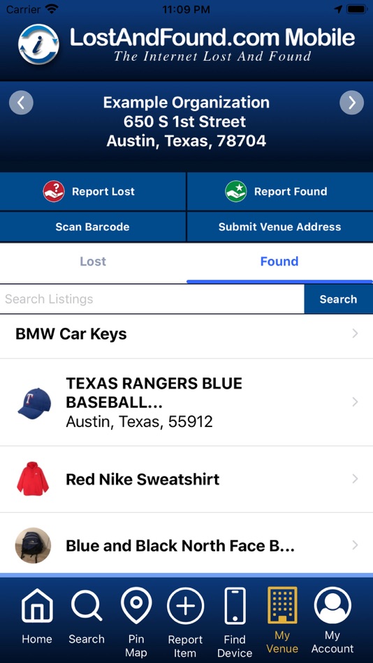 #8. LostAndFound.com Mobile (iOS) 由: The Internet Lost and Found, Inc.