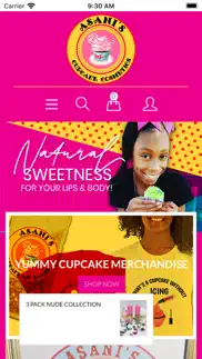 asani's cupcake cosmetics iphone screenshot 2
