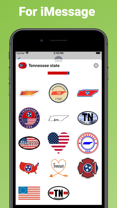 Screenshot #3 pour Tennessee emoji - USA stickers