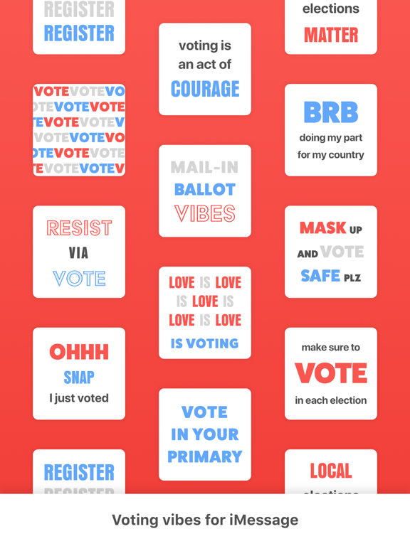 Screenshot #5 pour Election Chat Stickers