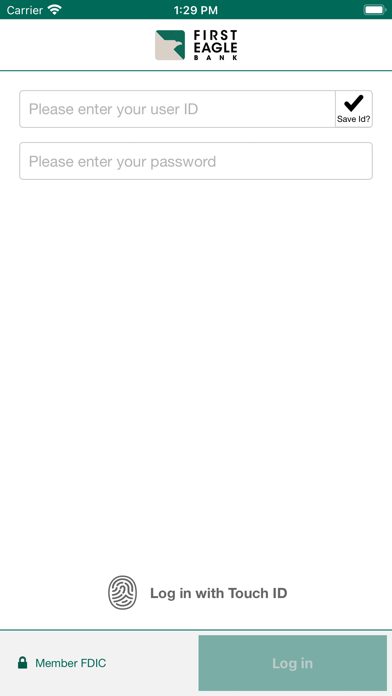 First Eagle Bank Business Screenshot