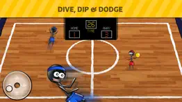stickman 1-on-1 dodgeball iphone screenshot 2
