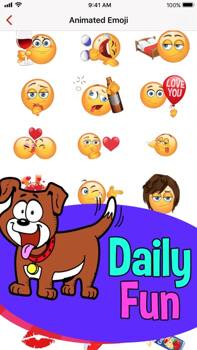 Screenshot #2 pour Adult Emojis and GIFs