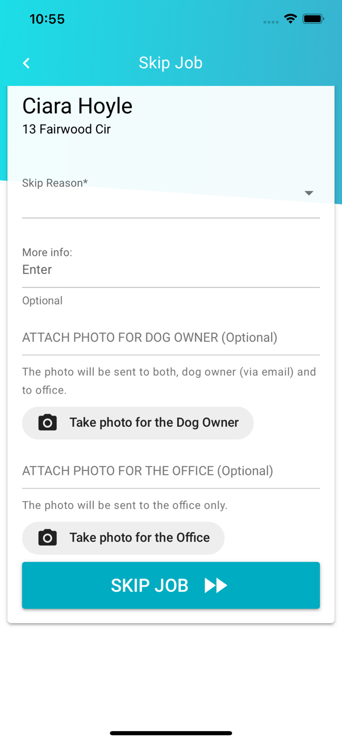 SweepandGo Field Tech App