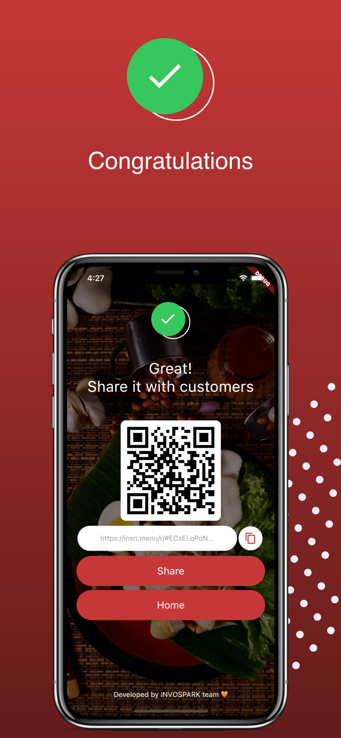 InvoSnack - Create menu link