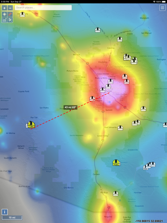 Light Pollution Mapのおすすめ画像5