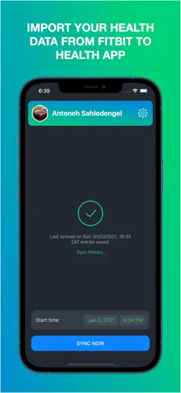 Game screenshot Health Import from Fitbit mod apk