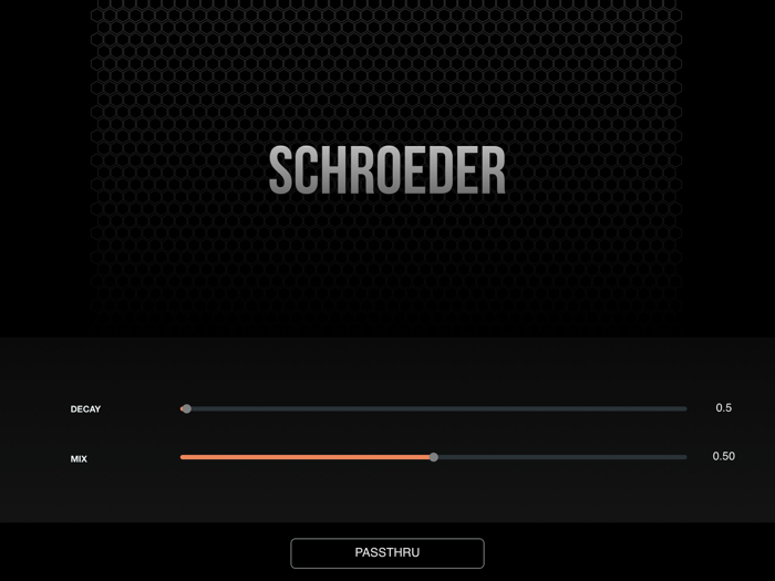 Schroeder AUv3 Reverb