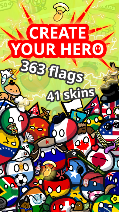 Countryball Potato Mayhem Screenshot