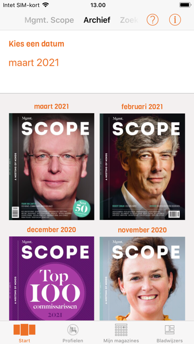 Management Scope Screenshot
