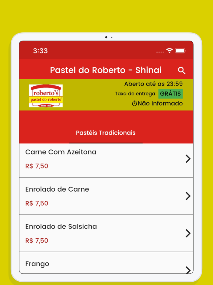 Pastel do Roberto Delivery