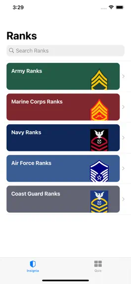 Game screenshot U.S. Armed Forces Ranks mod apk