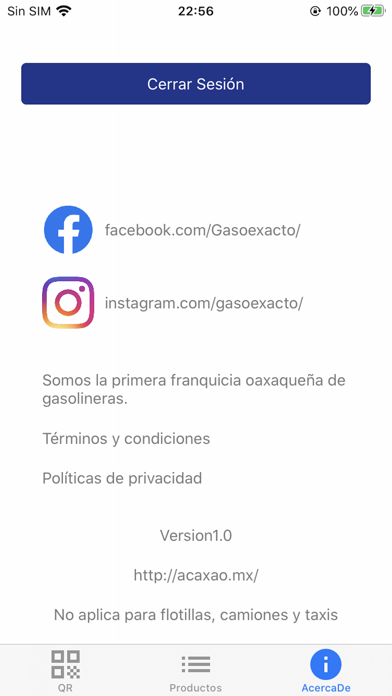 GasoExacto Screenshot