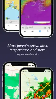 snowflake weather iphone screenshot 3