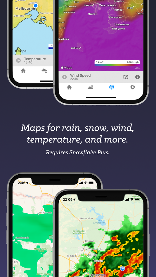 #3. Snowflake Weather (iOS) 由: Bjango Pty Ltd