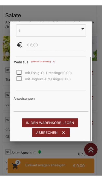 Piccobello Lieferservice Screenshot
